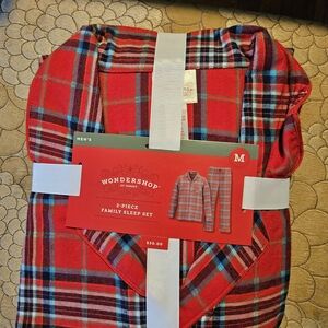 Wondershop Red Plaid Family Sleep Set